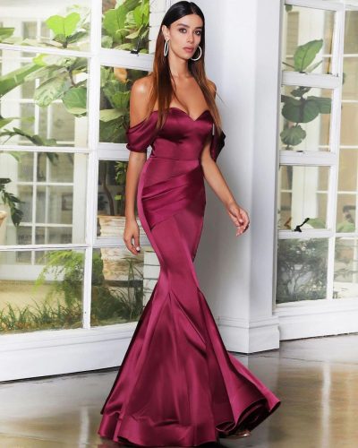 long sleeve midi dress Lexie - Bronze INSPIRE CHIC Women's Dressy Color:Passion Flor Select Shoe size:43