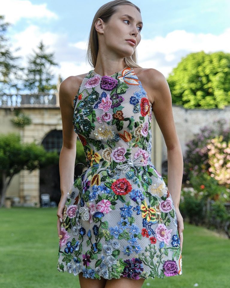 Wedding Gown Embroidered Dress