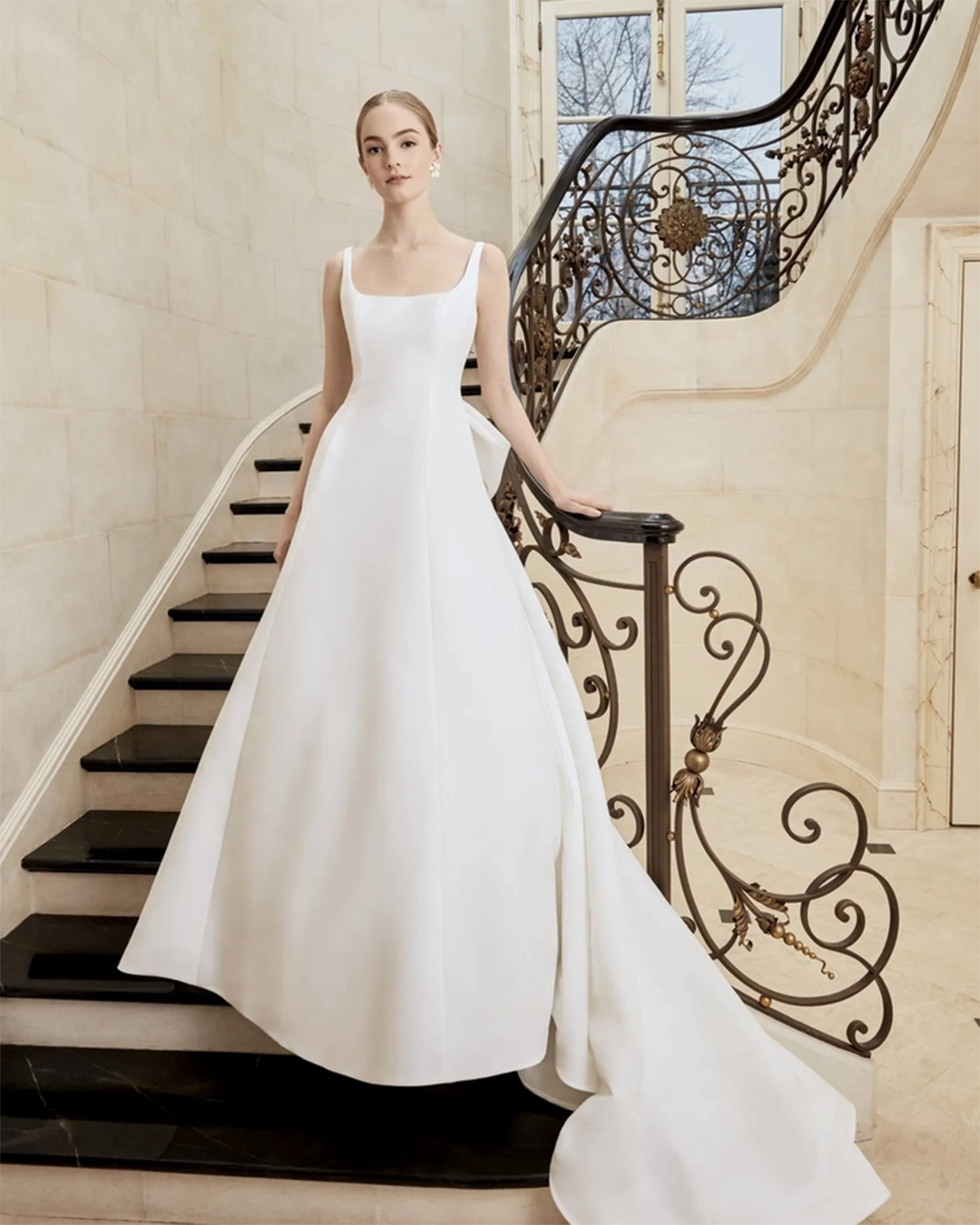 modest wedding dresses simple a line sareh nouri