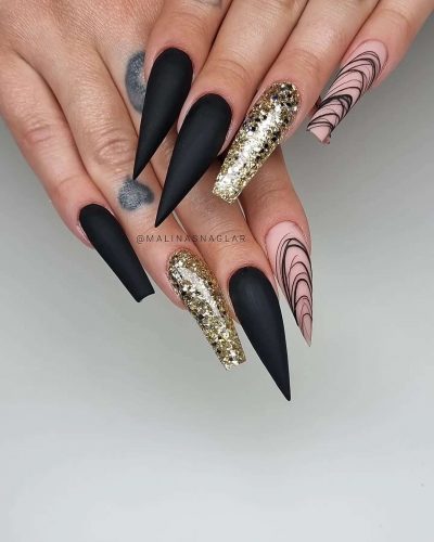 Stiletto Wedding Nails