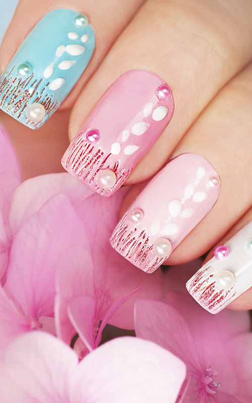 Stunning wedding nail art designs : Ombre French Gel Nails