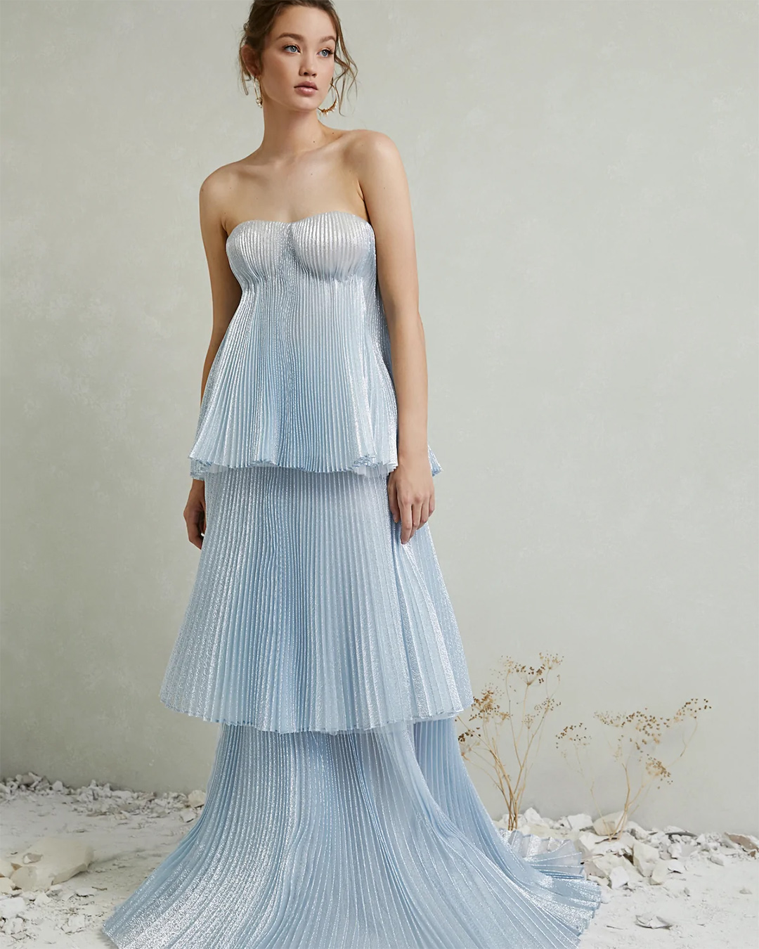 light blue wedding dresses simple strapless sweetheart neckline katherinetash