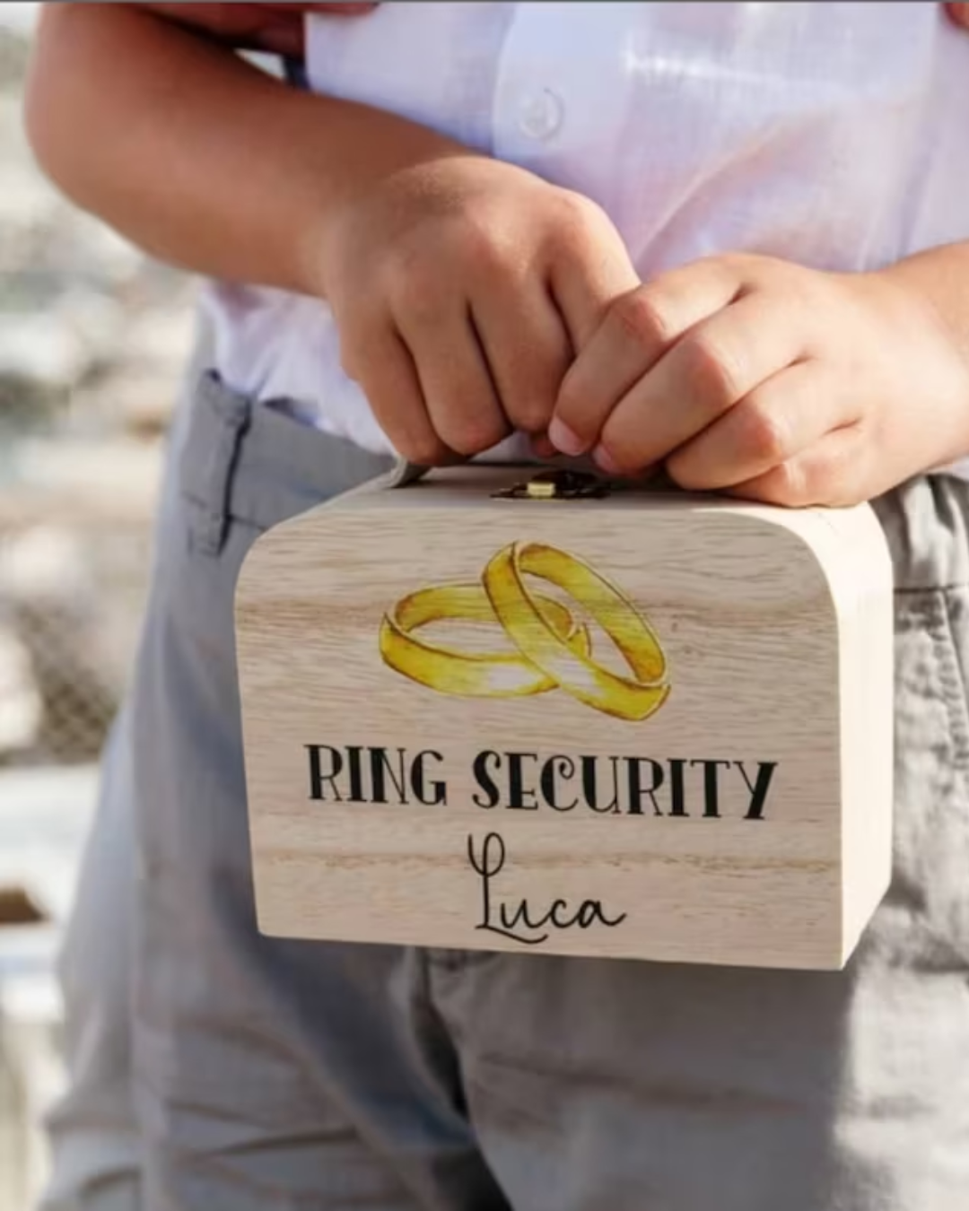 ring bearer proposal gifts ring security box