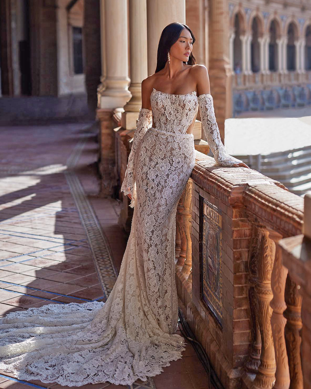 sexy wedding dresses ideas lace off the shoulder with sleeves julie vino