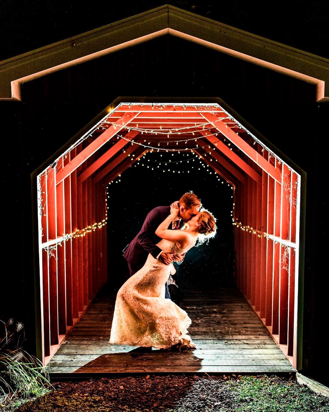 wedding venues in virginia bride groom wine yard lights