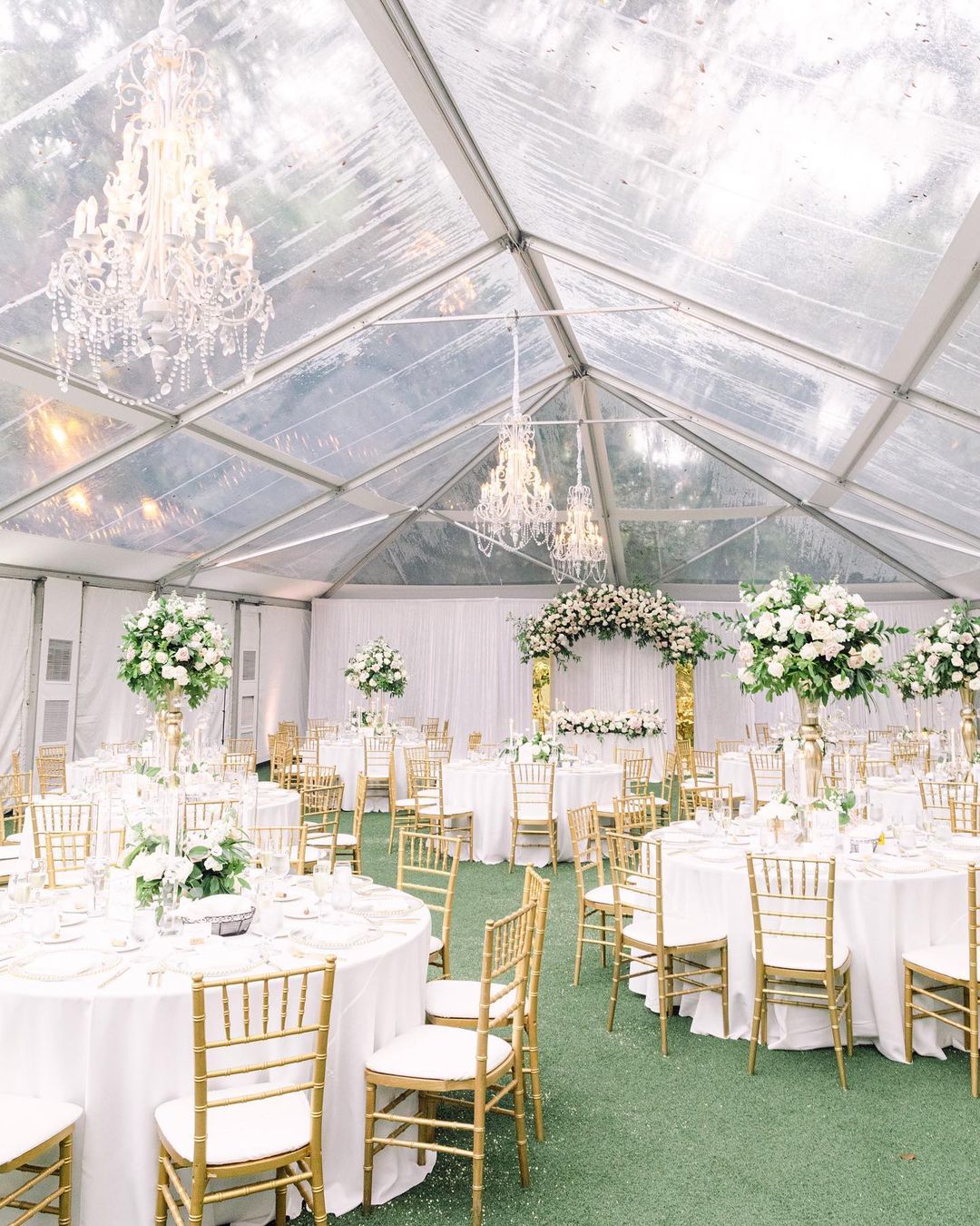 best miami wedding venues indoor tent greenery
