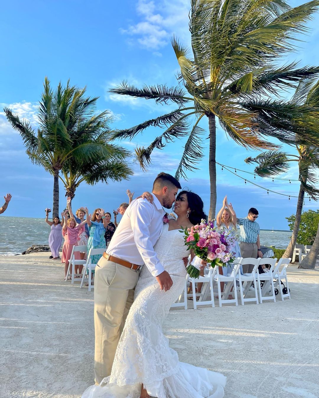 best wedding venues in florida bride and groom on the beach
