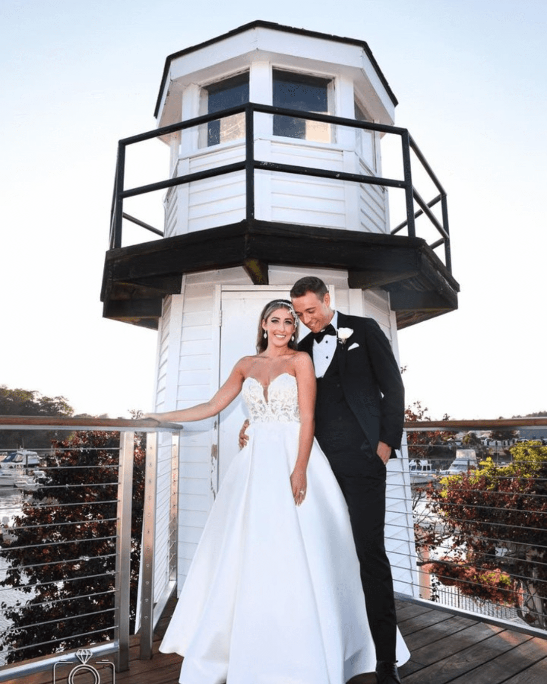 best wedding venues in new england bride and groom near lighthouse