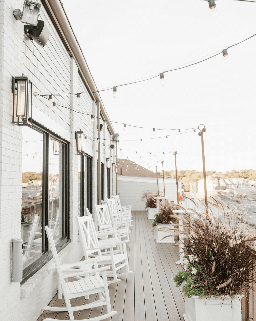 best wedding venues in new england yard with lanterns