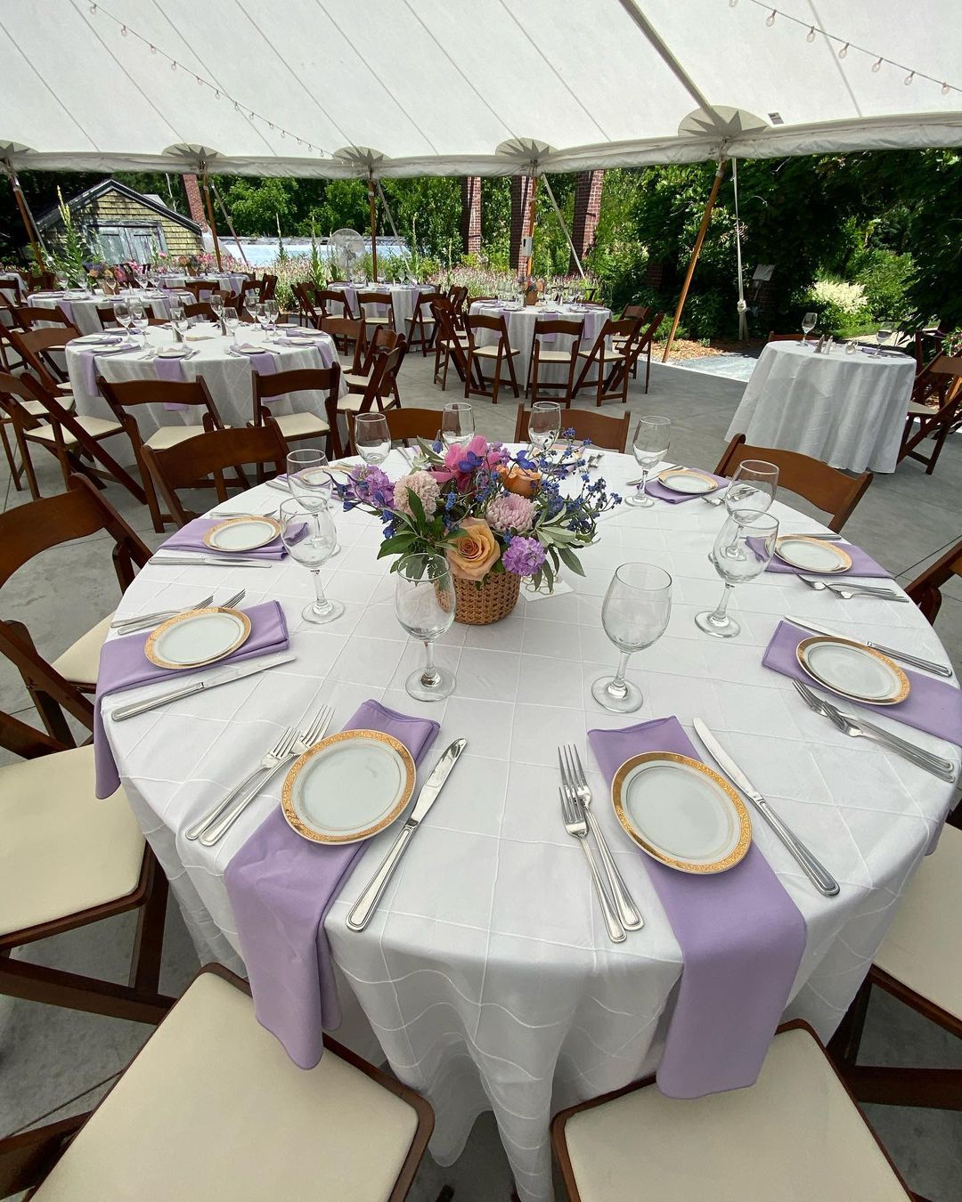 best wedding venues in new england lilac gold table decor