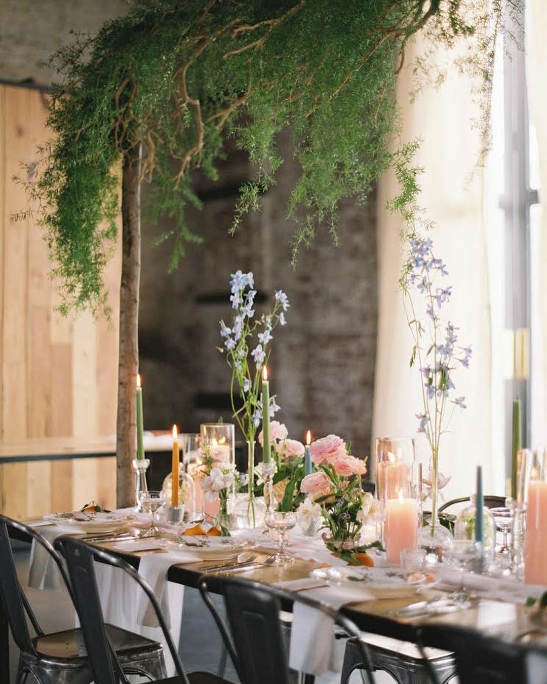 best wedding venues in new york blush white and green table decor