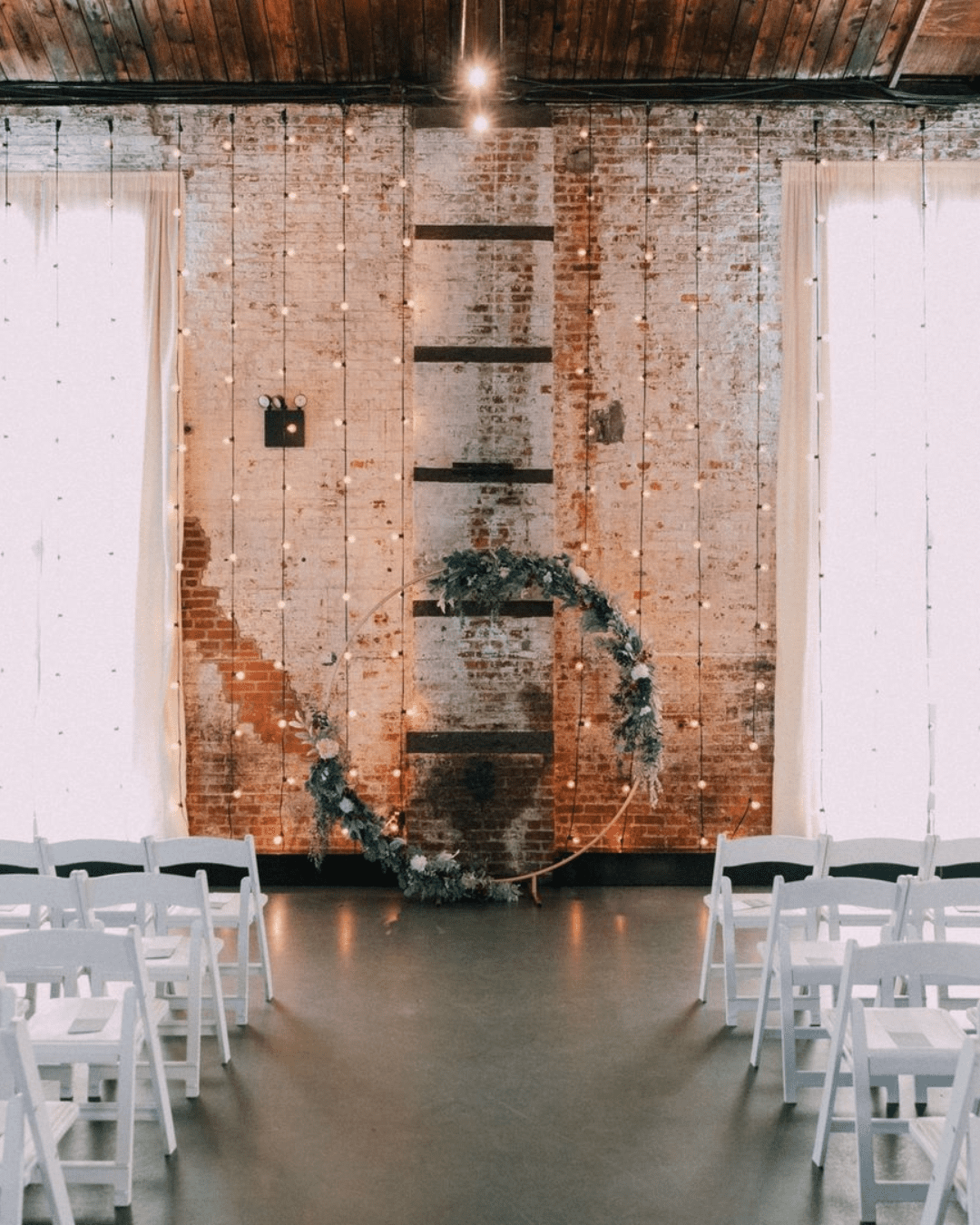best wedding venues in new york circle wedding arch