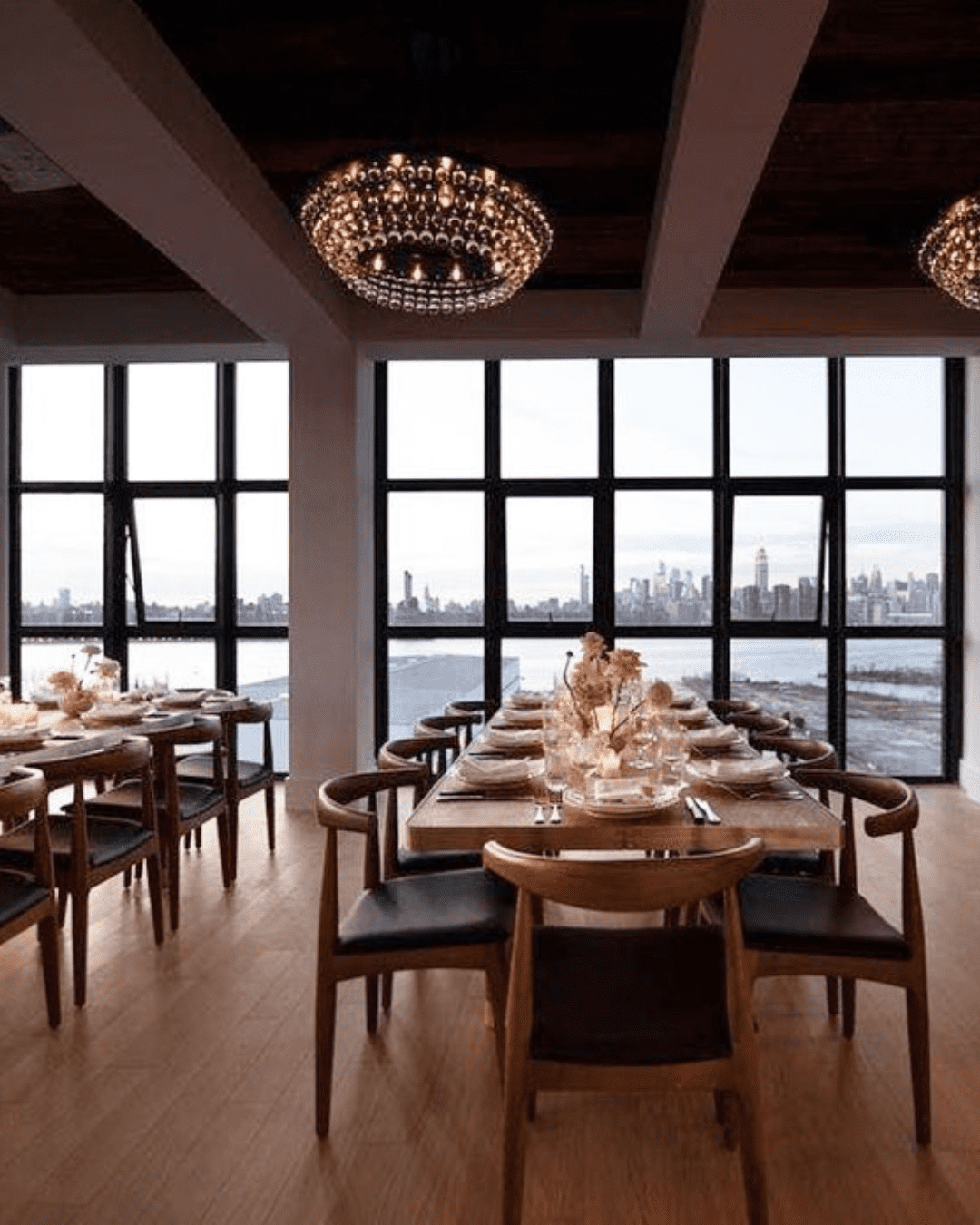 best wedding venues in new york minimalistic table decor