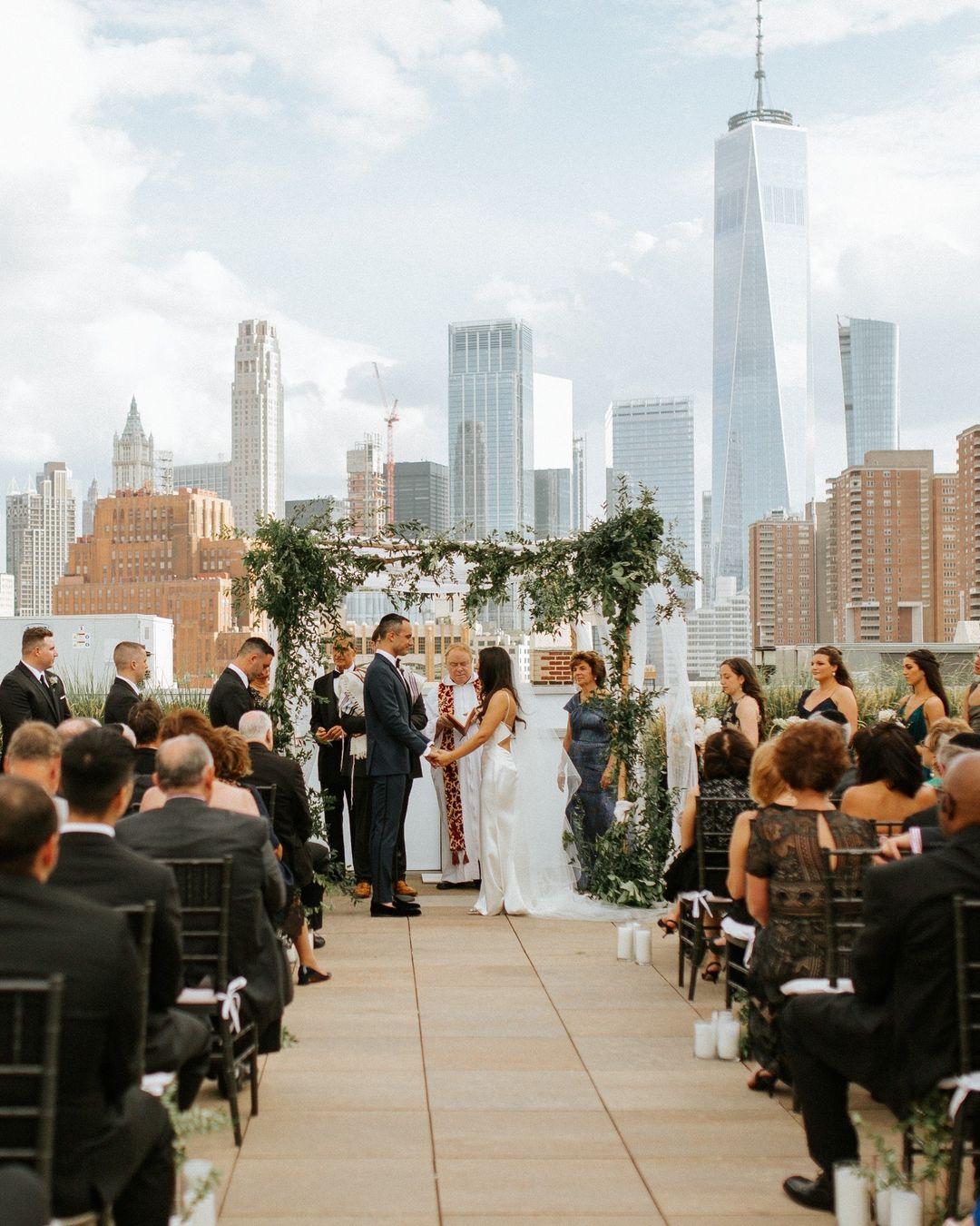 best wedding venues in new york newlyweds near green arch