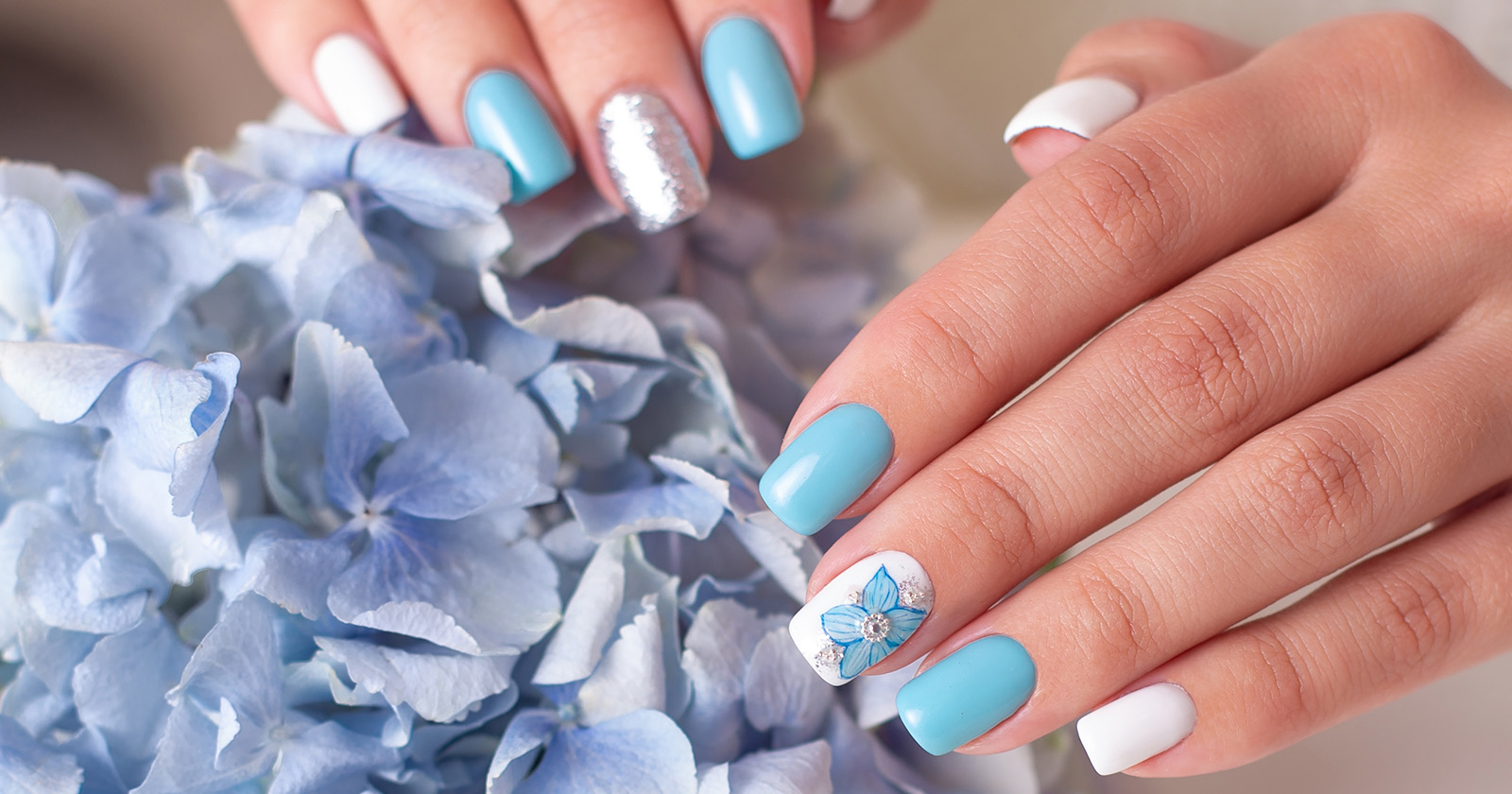 Blue Wedding Nails Designs Ideas 2024 For Your Inspiration