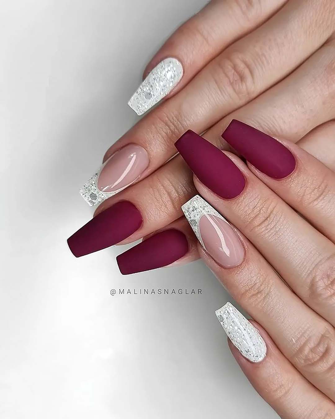 Burgundy Wedding Nails: Most Popular Ideas For 2023