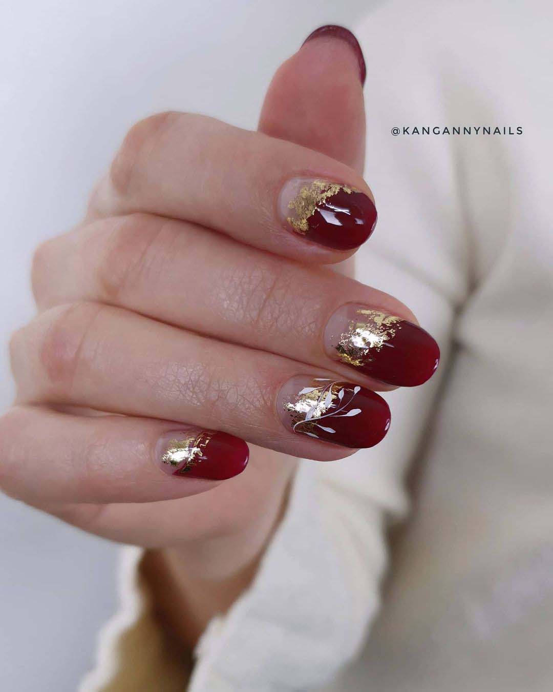 Burgundy Wedding Nails: Most Popular Ideas For 2023