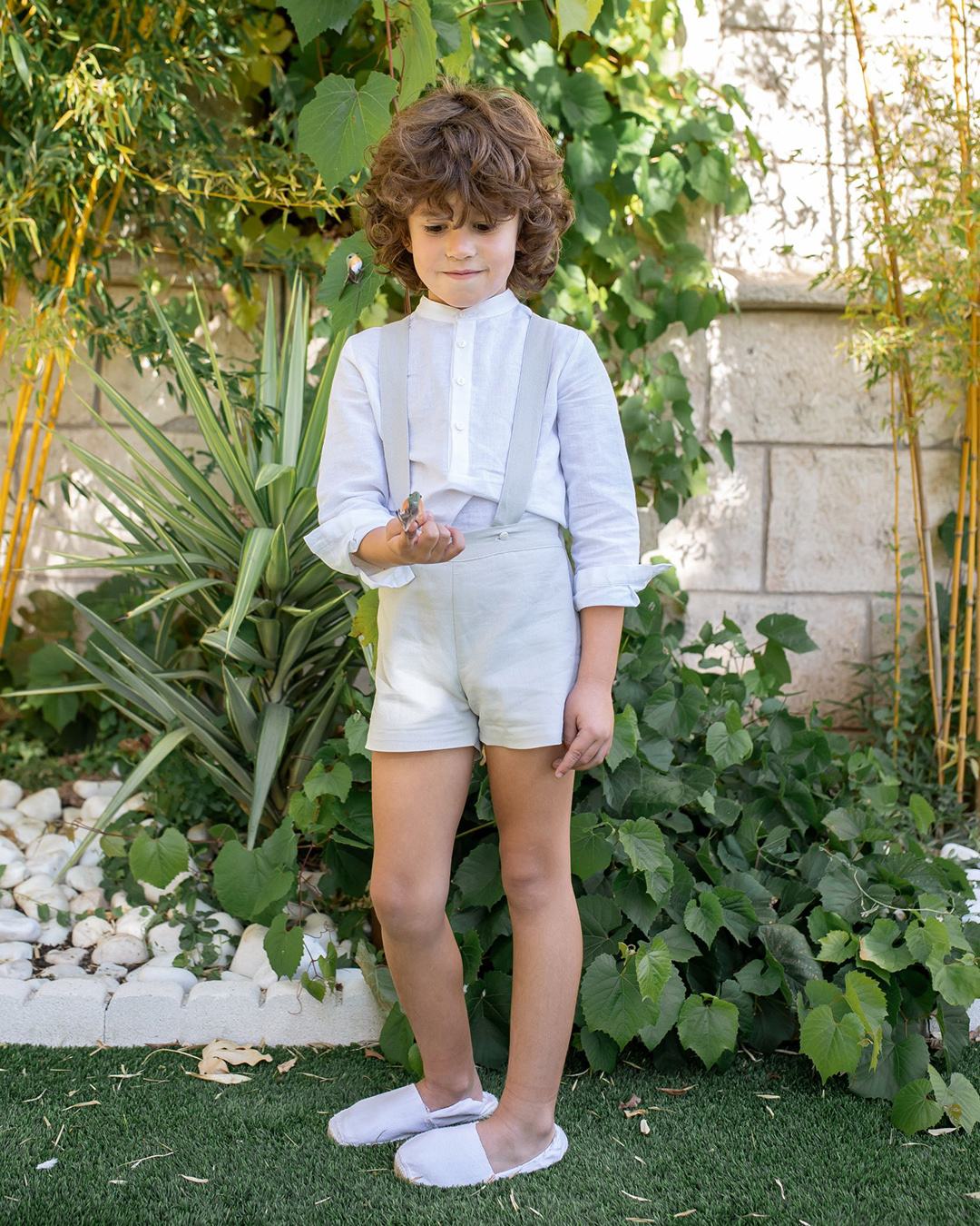 ring bearer outfit summer shorts t short with suspenders marinasmoda
