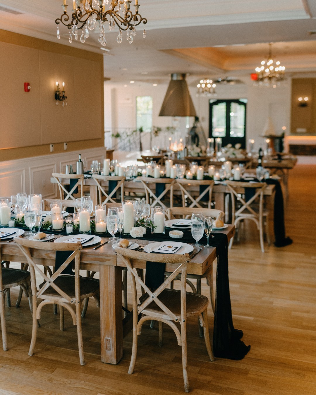 best wedding venues in new jersey indoor table setting