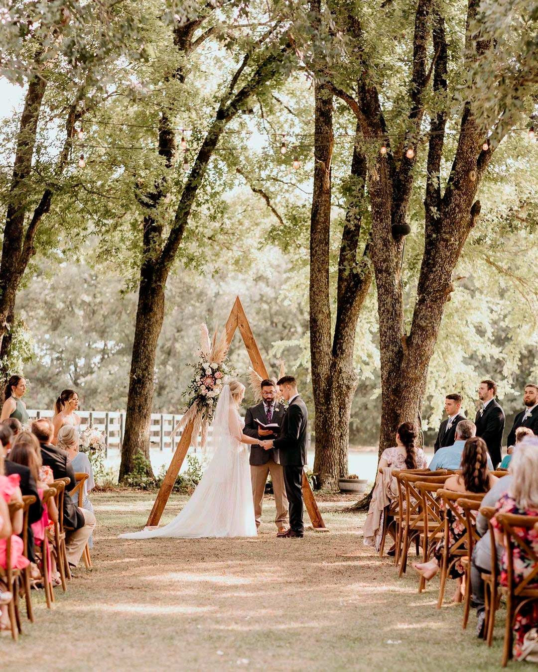 best wedding venues in texas aisle ceremony