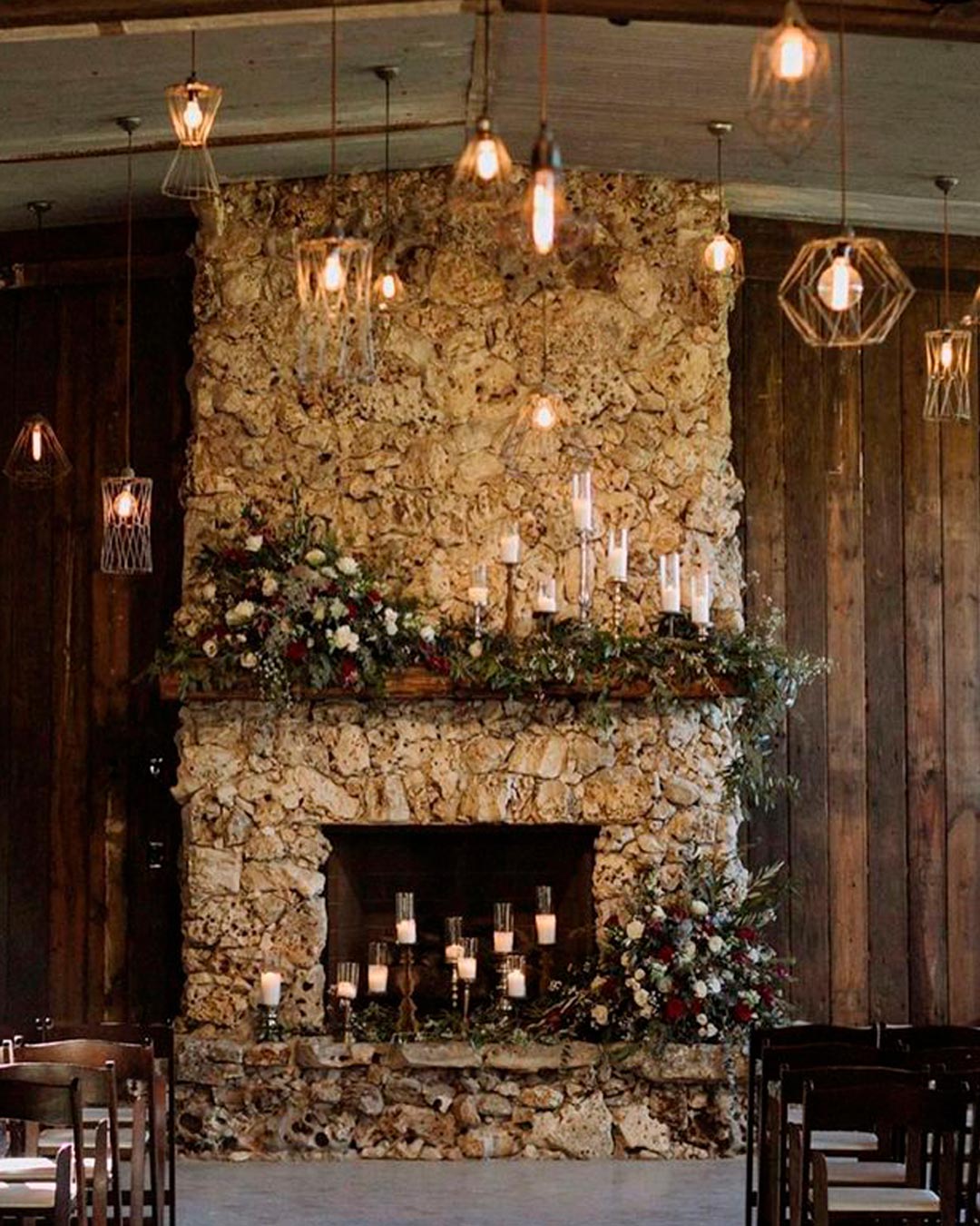 best wedding venues in texas fireplace