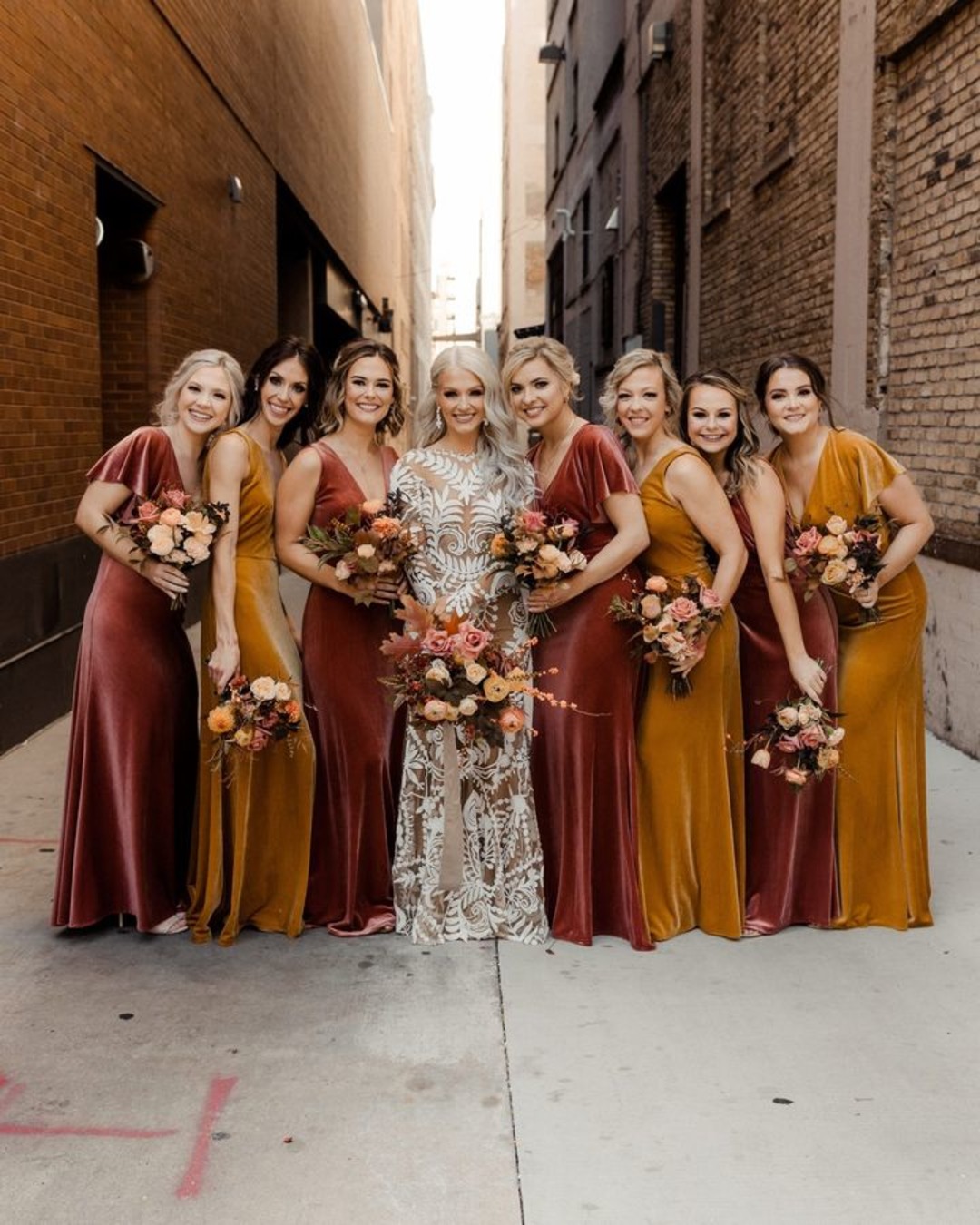 bridesmaid dresses velvet