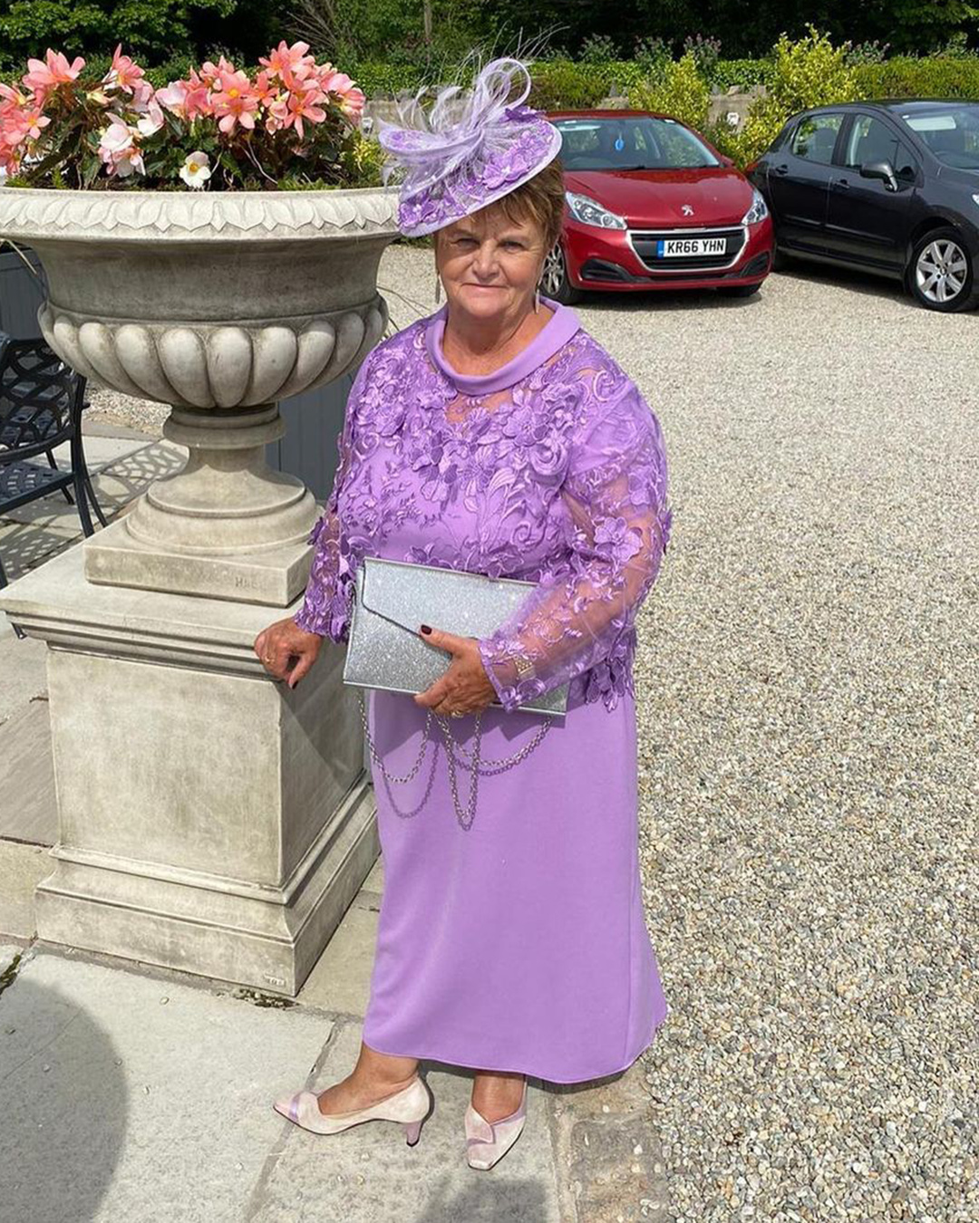 mother of the groom dresses purple lace top curvychic