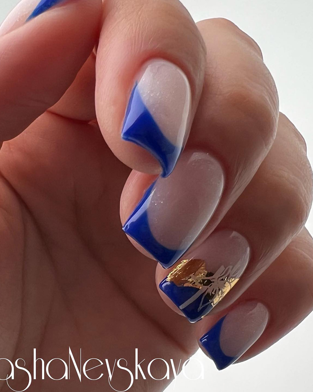 Navy Blue Wedding Nails Design Ideas For 2023