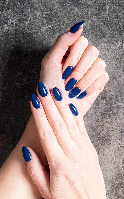 Navy Blue Wedding Nails Design Ideas For 2023