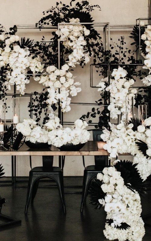 Small White Wedding Arch Flowers