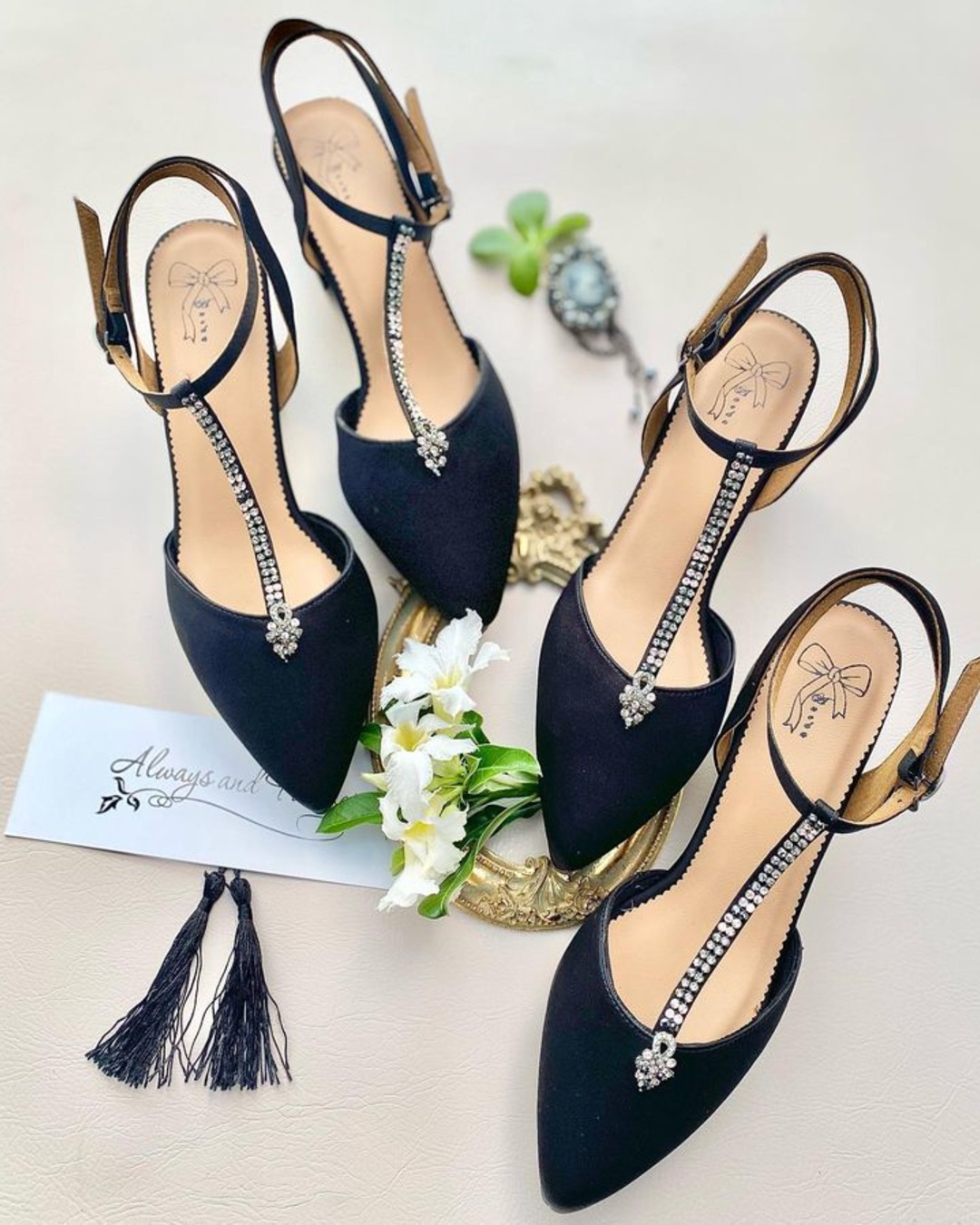 black and white wedding shoes low heels