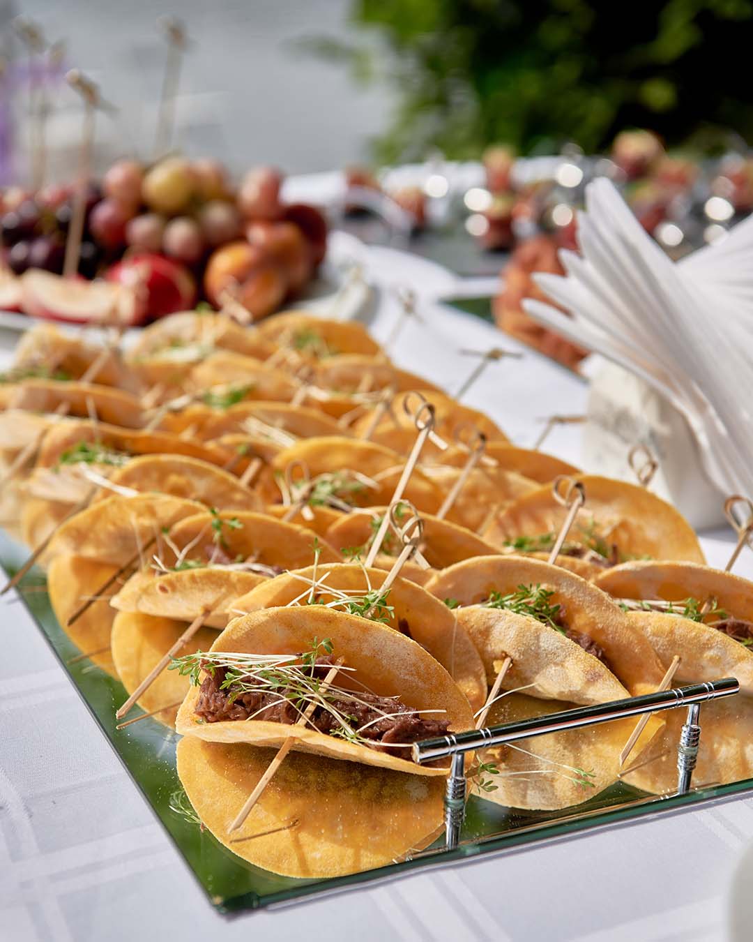 wedding food ideas mini tacos shutterstock