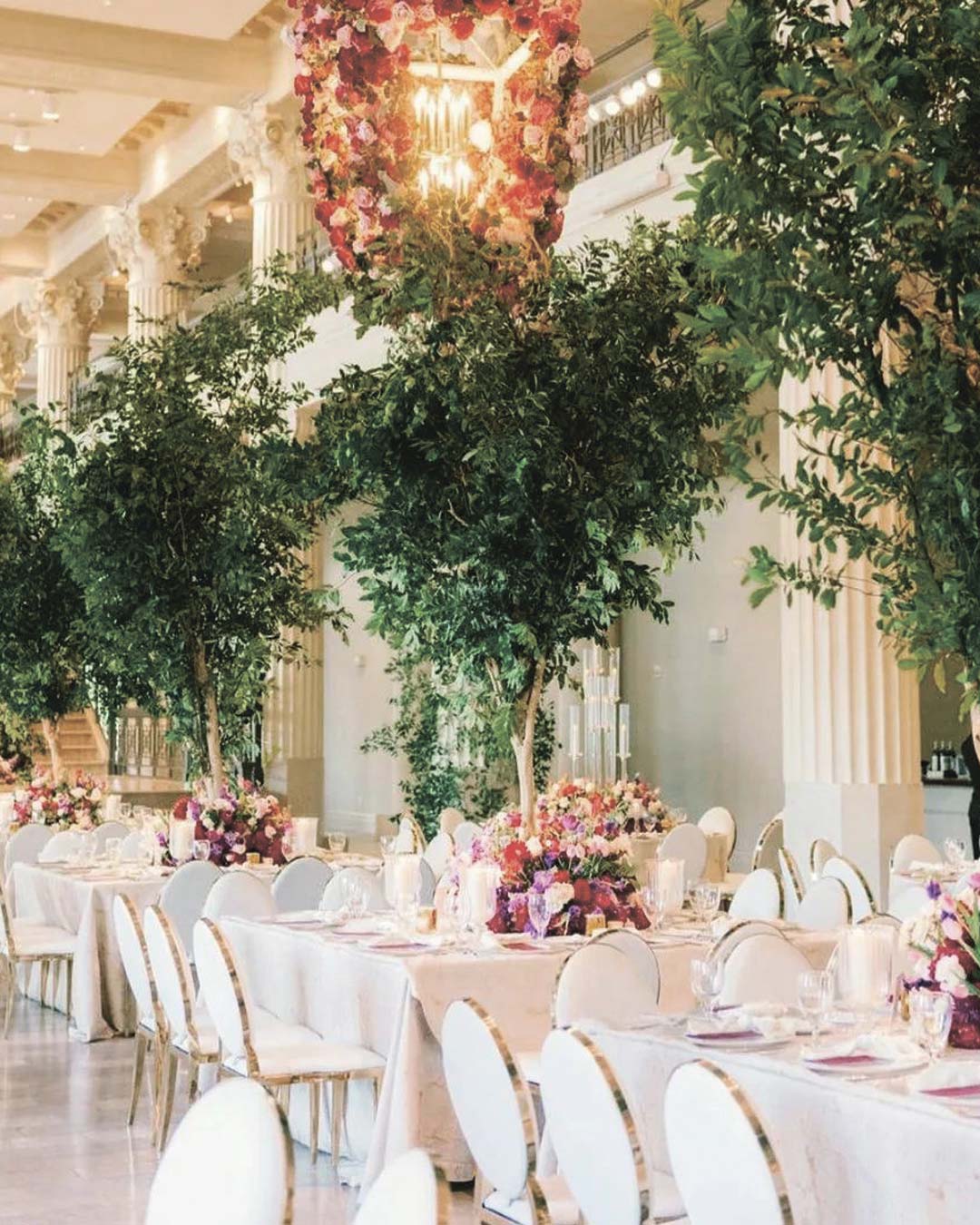 wedding venues in houstoun flowers greenery indoor