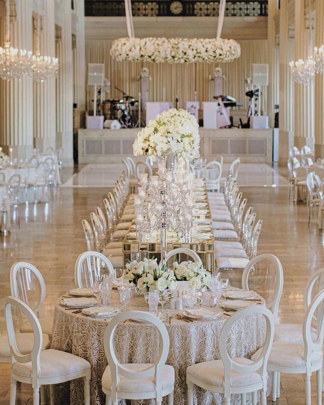 wedding venues in houstoun indoor table setting