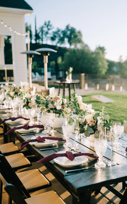 Personalized Natural Wood Table Piece, Wedding