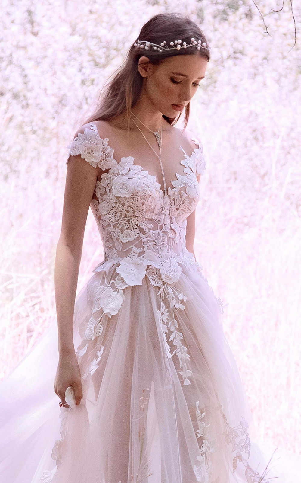 The 11 Best Deep V-Neck Wedding Dresses of 2023