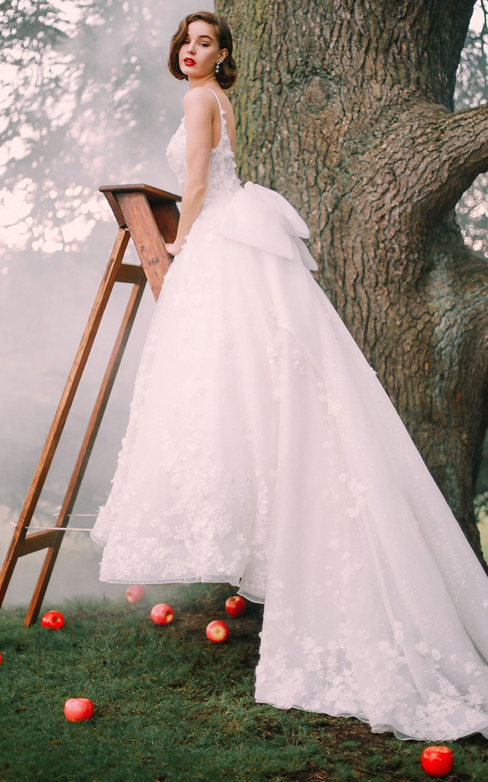 Timeless Wedding Dresses To Lookout : Wings sleeves Fairy-tale vibe Wedding  Dress