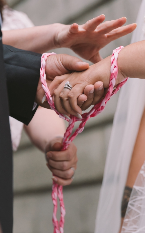 Irish handfasting cord, Irish wedding