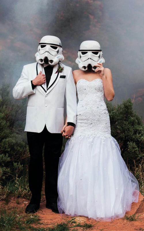 star wars wedding dress