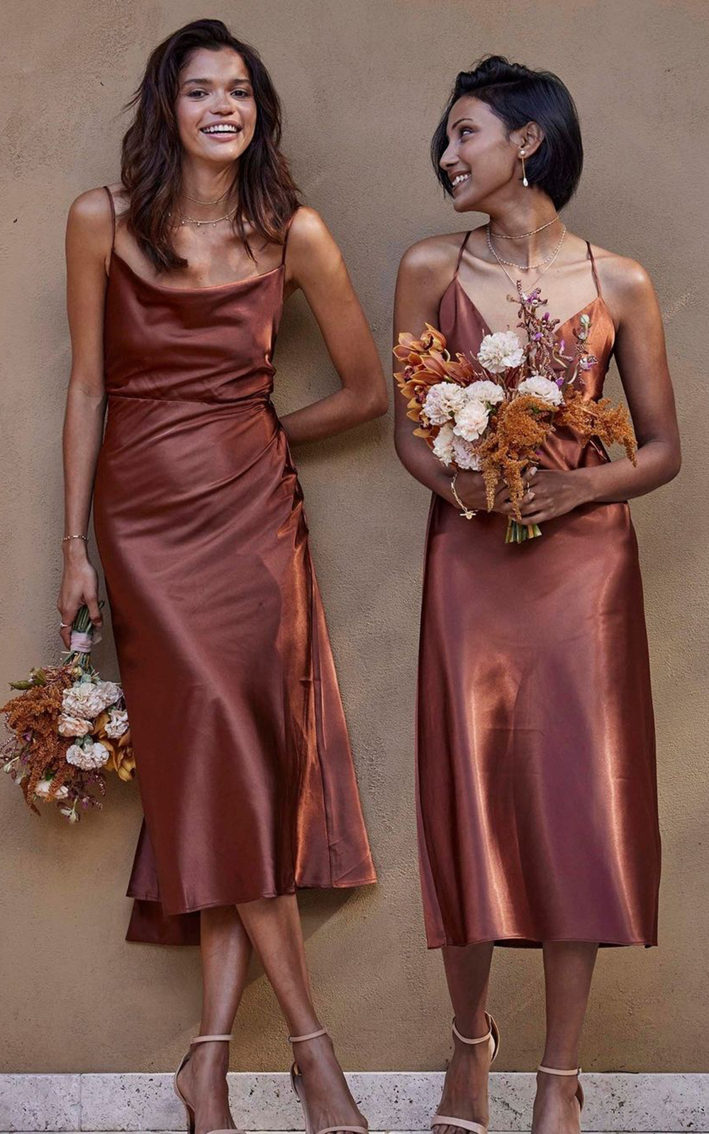 Revelry on Instagram: “Soft shades of satin, made to mix-and-match